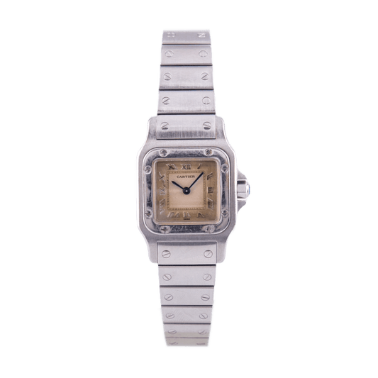 Cartier Santos Galbée Damenuhr
in Edelstahl mit Quarzwerk