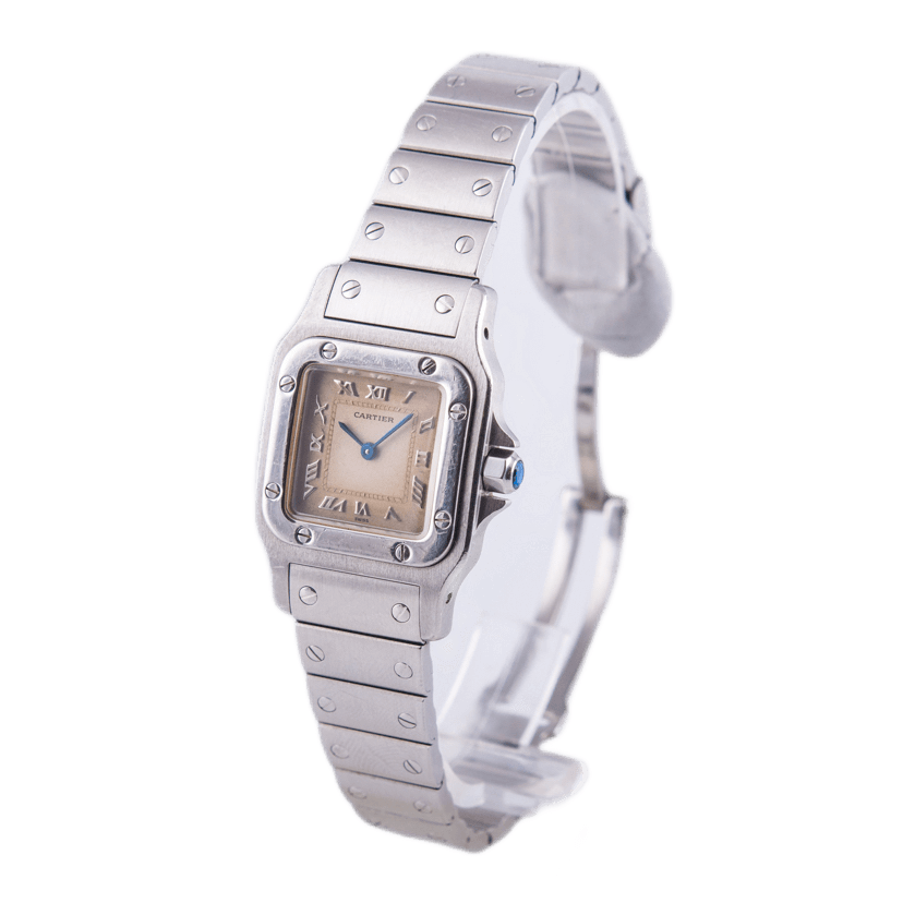 Cartier Santos Galbée Damenuhr
in Edelstahl mit Quarzwerk