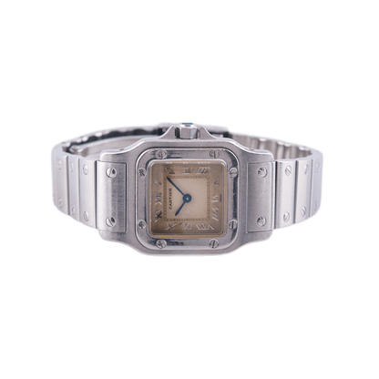 Cartier Santos Galbée Damenuhr
in Edelstahl mit Quarzwerk