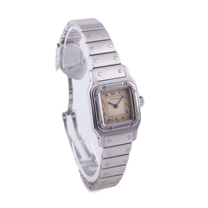 Cartier Santos Galbée Damenuhr
in Edelstahl mit Quarzwerk