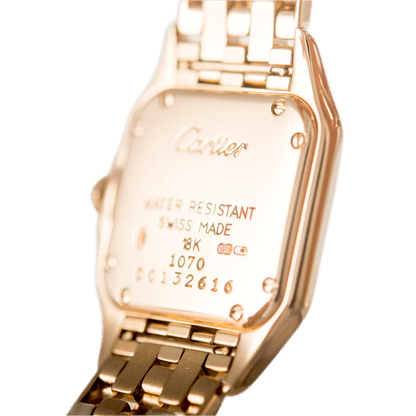 Cartier Panthère Armbanduhr in 750 Gelbgold mit Quarzwerk.
