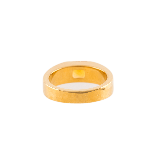 Cartier Ring in 750 Gelbgold mit einem Citrin