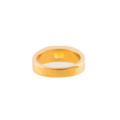 Cartier Ring in 750 Gelbgold mit einem Citrin