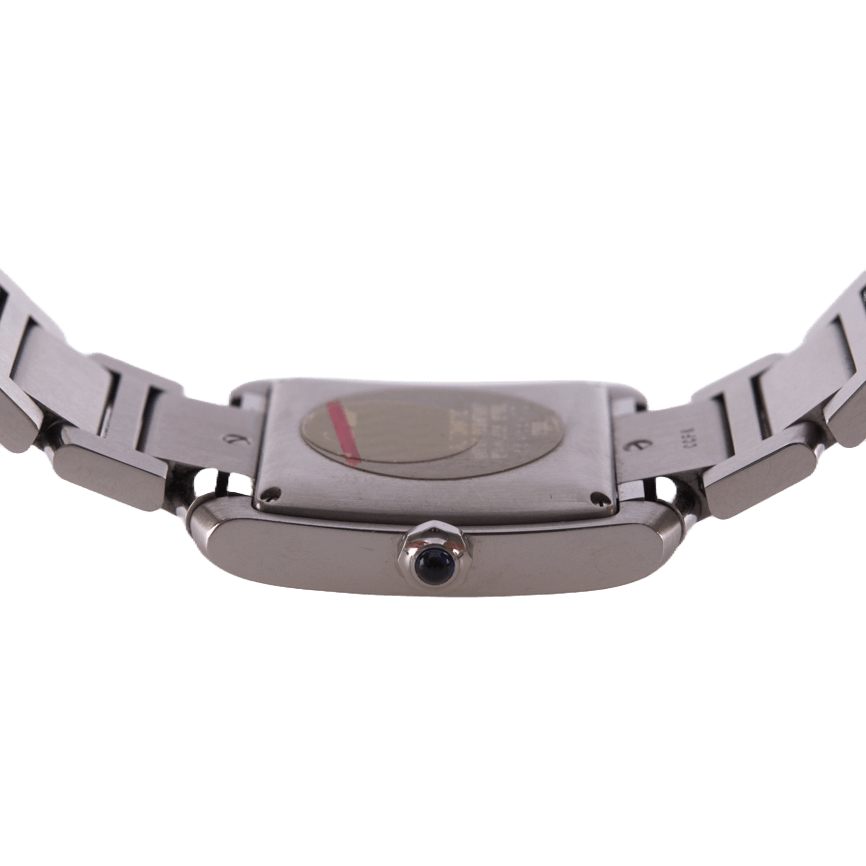 Cartier Tank Francaise Armbanduhr in Edelstahl mit Automatikwerk