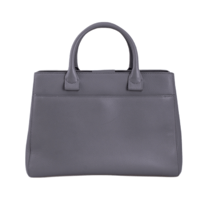 Chanel Handtasche "Neo Executive", Leder in der Farbe Grau, Hardware Silber-Ton,