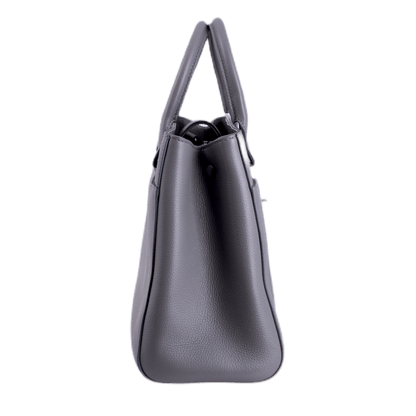 Chanel Handtasche "Neo Executive", Leder in der Farbe Grau, Hardware Silber-Ton,