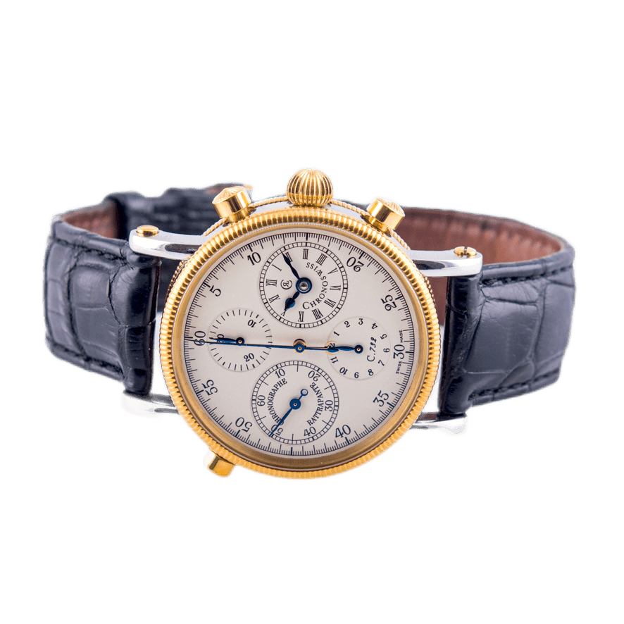 Chronoswiss Rattrapante Chronograph Referenz CH7322 Vintage