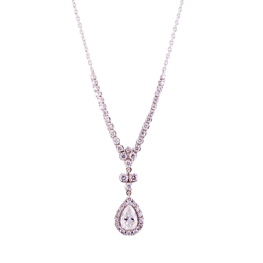 COLLIER DIAMANT-TROPFEN