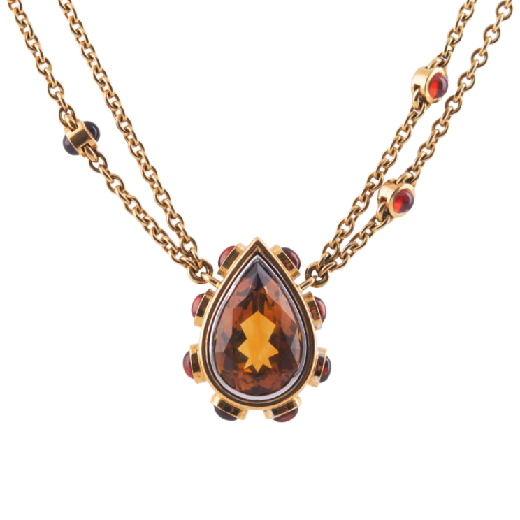 COLLIER CITRINE