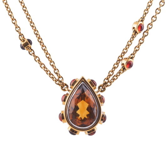 COLLIER CITRINE