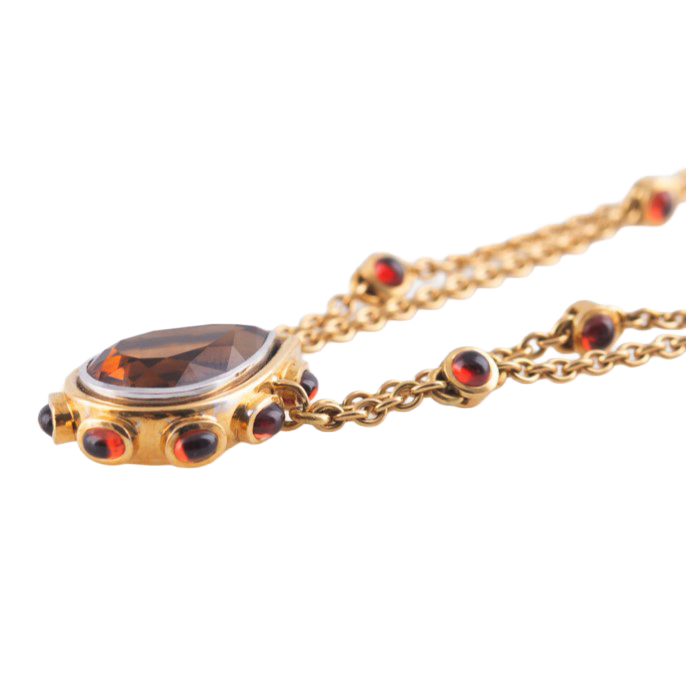 COLLIER CITRINE