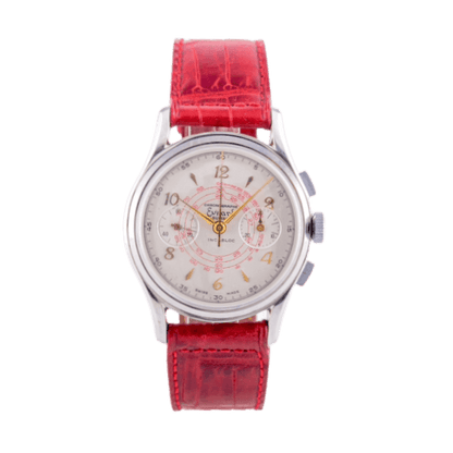 Evilard Suisse Vintage Chronograph Armbanduhr in Edelstahl,&nbsp;
ca. 1960er Jahre