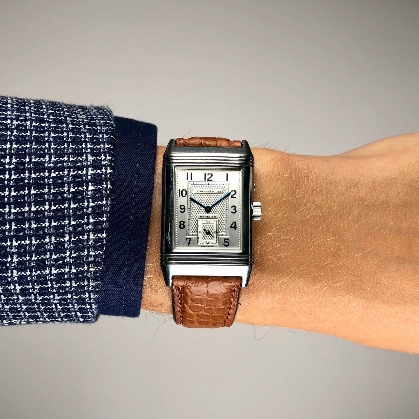 Jaeger-LeCoultre Reverso Duoface Day&Night Herrenuhr in Edelstahl mit Handaufzugwerk