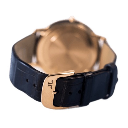 Jaeger LeCoultre Master Ultra Thin 1907 Armbanduhr in 750 Gold mit Handaufzugwerk