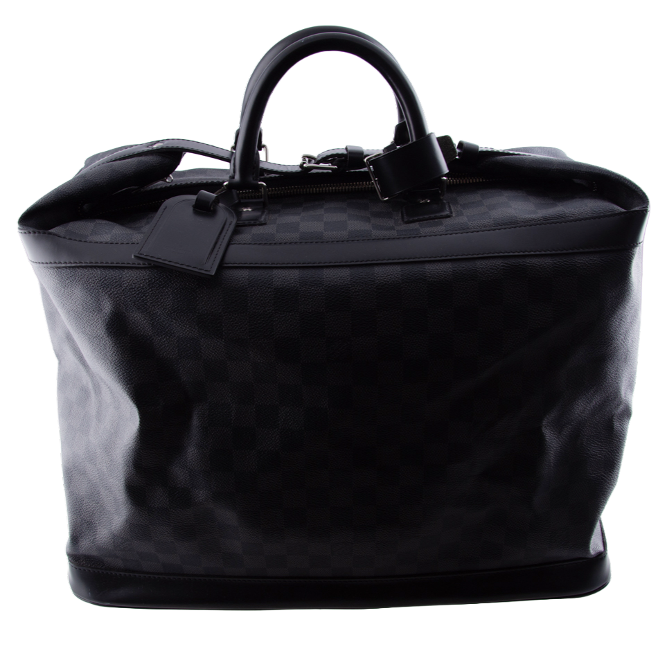GRIMAUD DAMIER GRAPHITE TASCHE