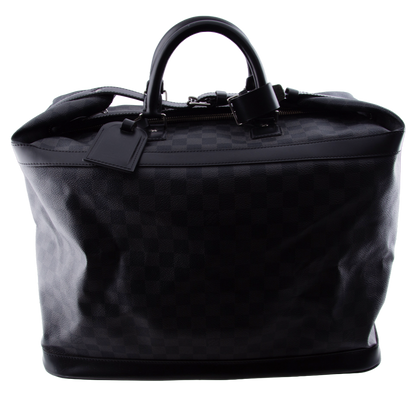 GRIMAUD DAMIER GRAPHITE TASCHE