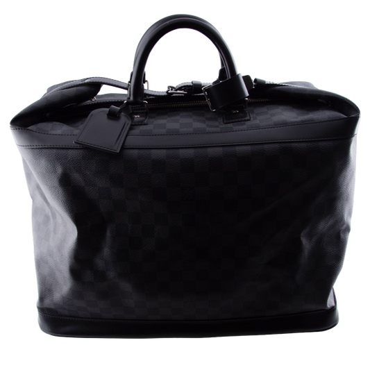 GRIMAUD DAMIER GRAPHITE TASCHE