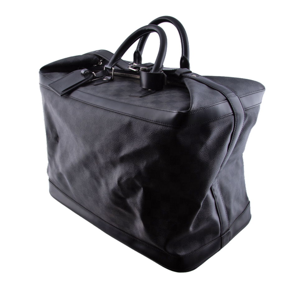GRIMAUD DAMIER GRAPHITE TASCHE