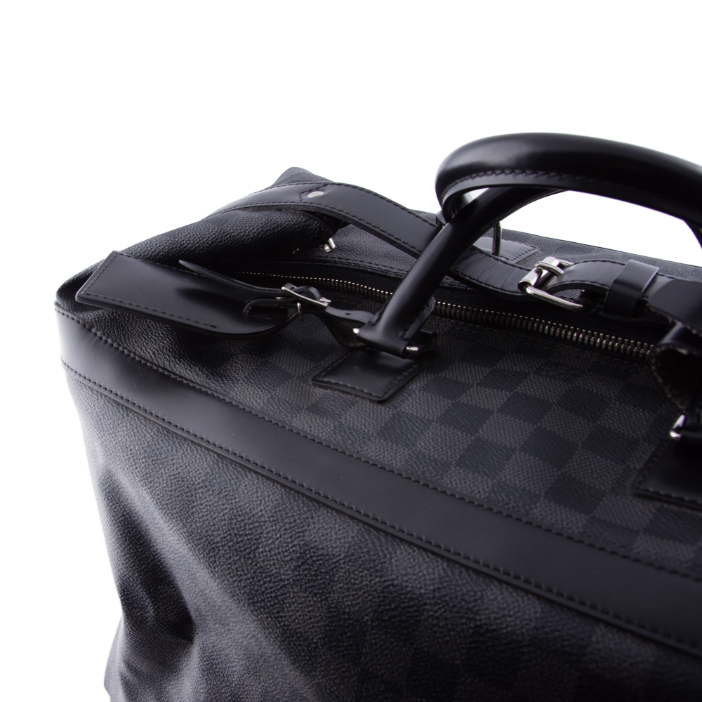 GRIMAUD DAMIER GRAPHITE TASCHE