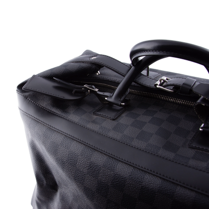 GRIMAUD DAMIER GRAPHITE TASCHE