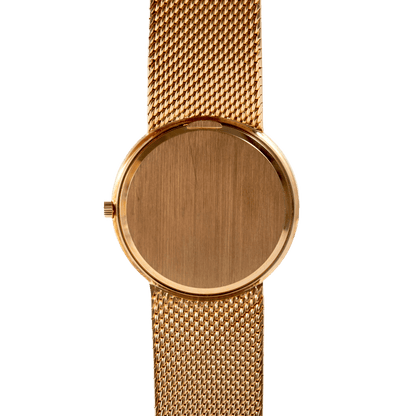 Patek Philippe Calatrava Vintage Armbanduhr in 750 Gelbgold mit Quarzwerk.