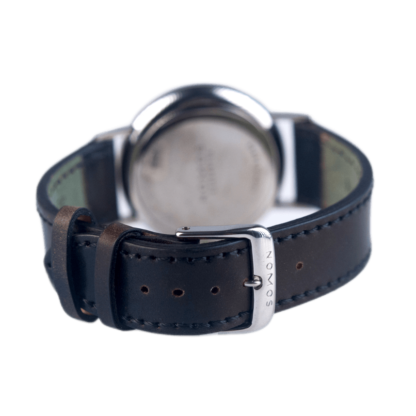 Nomos Ludwig Armbanduhr in Edelstahl