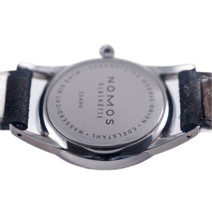 Nomos Orion 33 Armbanduhr in Edelstahl mit Handaufzugwerk
