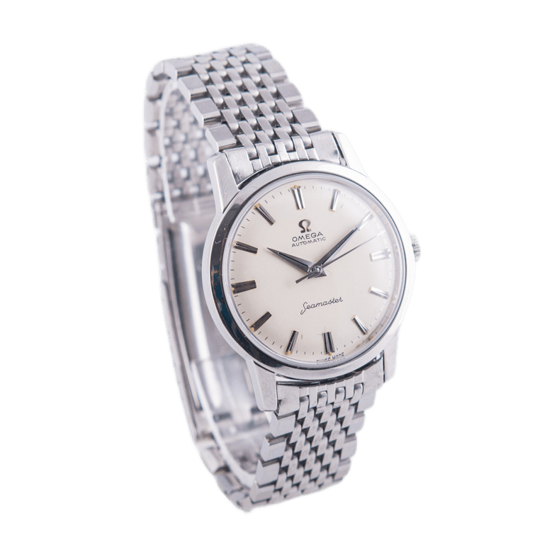 Omega Seamaster Vintage Armbanduhr,
ca. 1963/1964 Jahre
in Edelstahl mit Automatikwerk