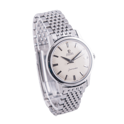Omega Seamaster Vintage Armbanduhr,
ca. 1963/1964 Jahre
in Edelstahl mit Automatikwerk