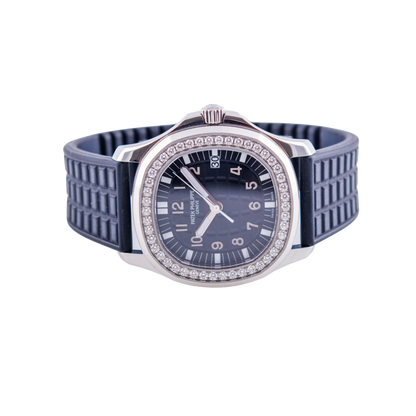 Patek Philippe Aquanaut Luce Armbanduhr in Edelstahl mit Quarzwerk