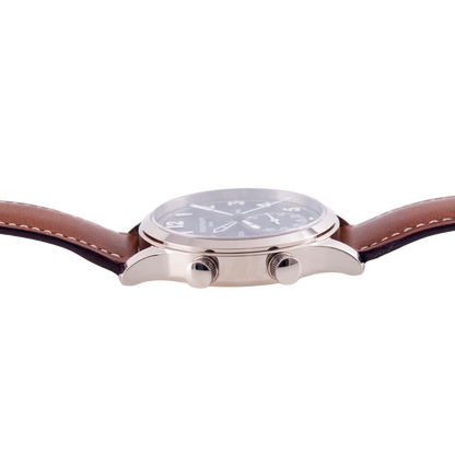 Patek Philippe Pilot Travel Time Armbanduhr
in 750 Weißgold mit Automatikwerk