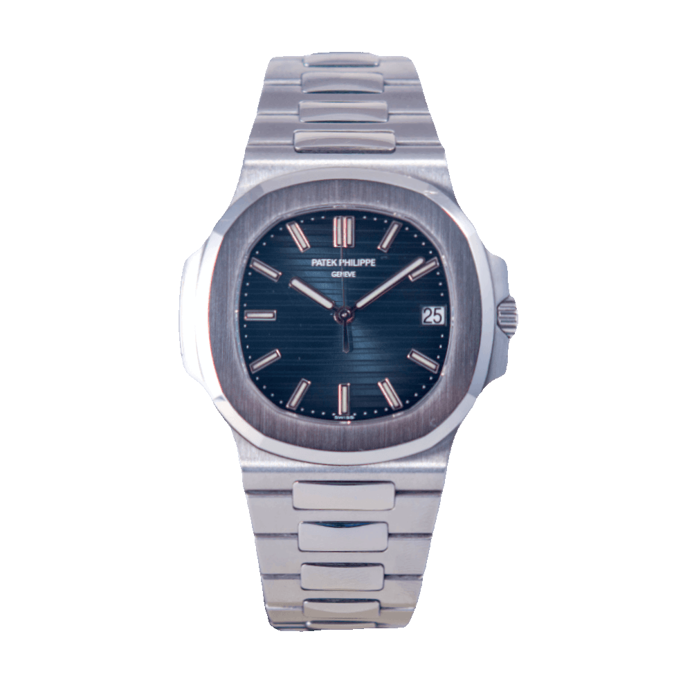 Patek Philippe Nautilus Armbanduhr in Edelstahl mit Automatikwerk