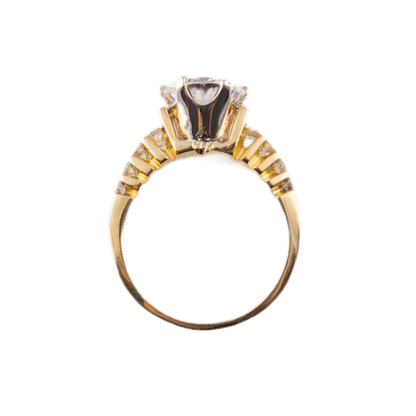 Solitärring in 750 Gelbgold mit einem Brillant
3,15ct 