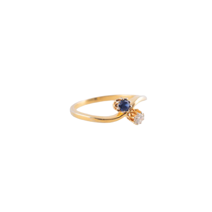 RING SAPHIR BRILLANT