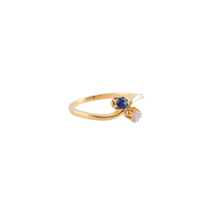 RING SAPHIR BRILLANT