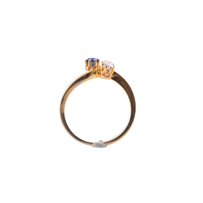 RING SAPHIR BRILLANT