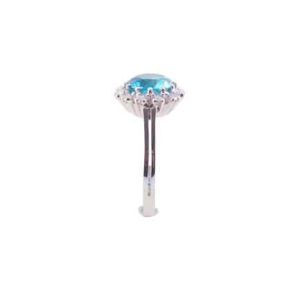 RING BLAUER ZIRKON