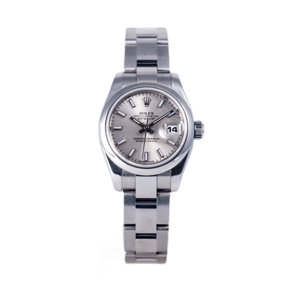 Rolex Oyster Perpetual Datejust 26 Damenuhr in Edelstahl mit Automatikwerk.