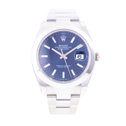 Rolex Oyster Perpetual Datejust 41 Armbanduhr
in Edelstahl mit Automatikwerk