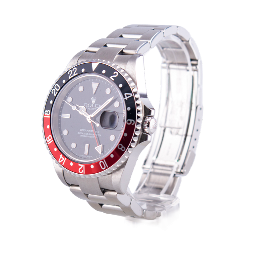 Rolex Oyster Perpetual GMT-Master 2 "Coke" Armbanduhr
in Edelstahl mit Automatikwerk