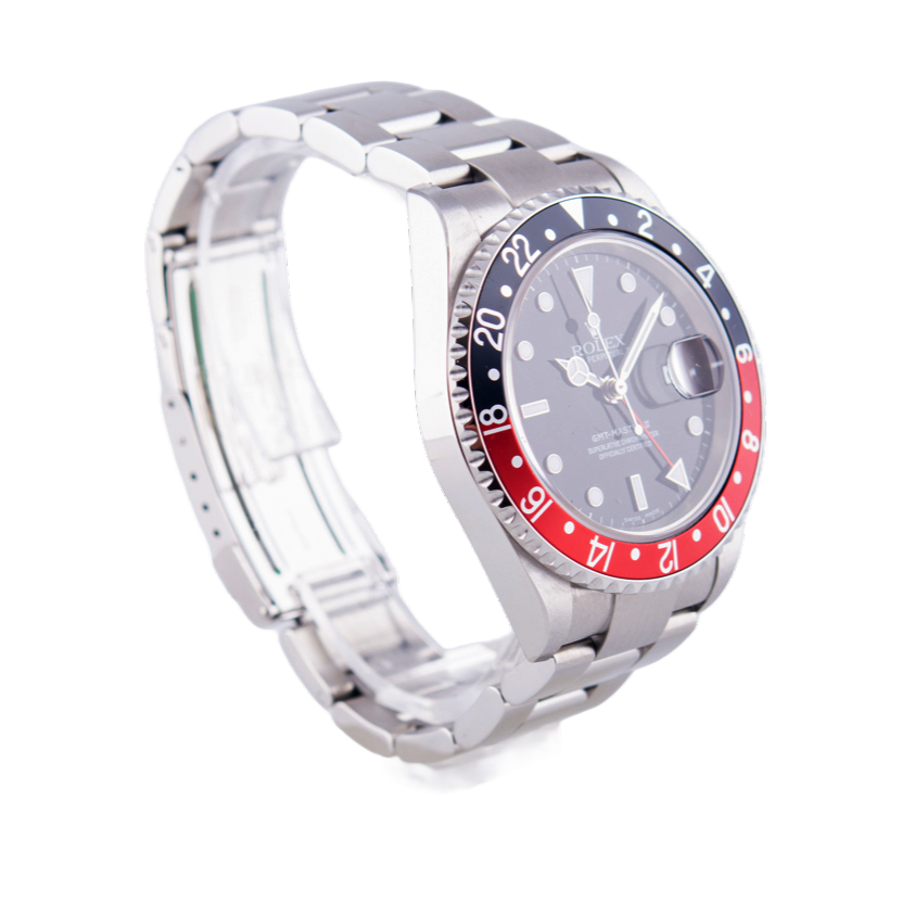 Rolex Oyster Perpetual GMT-Master 2 "Coke" Armbanduhr
in Edelstahl mit Automatikwerk