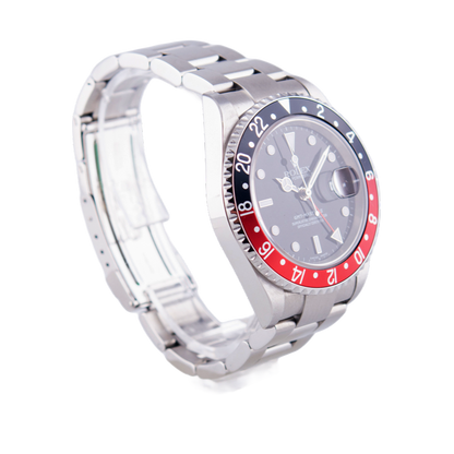 Rolex Oyster Perpetual GMT-Master 2 "Coke" Armbanduhr
in Edelstahl mit Automatikwerk