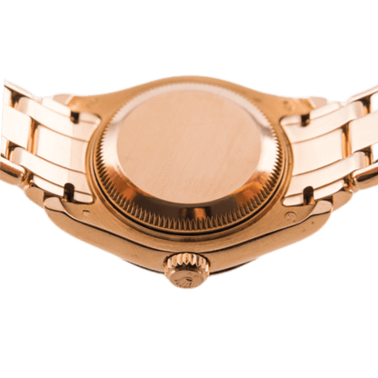 Rolex Oyster Perpetual Lady Datejust Pearlmaster Damenuhr
in 750 Roségold mit Automatikwerk