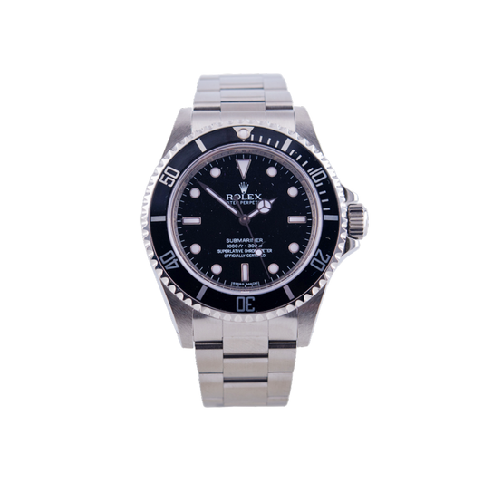 Rolex Oyster Perpetual Submariner Herrenuhr
in Edelstahl mit Automatikwerk