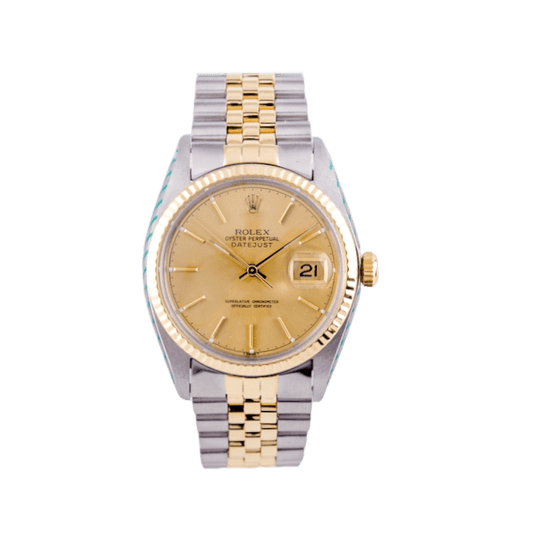 Rolex Datejust 36 Vintage Herrenuhr
in Edelstahl und Gold