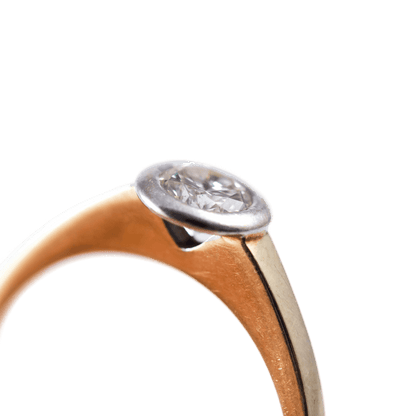 Solitär Ring 0,5 ct. 585 Gelbgold