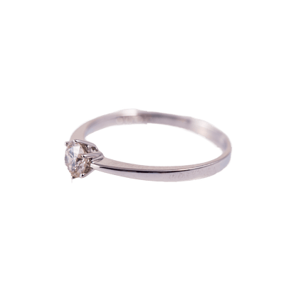 Solitär Ring 0,5 ct. 585 Weißgold