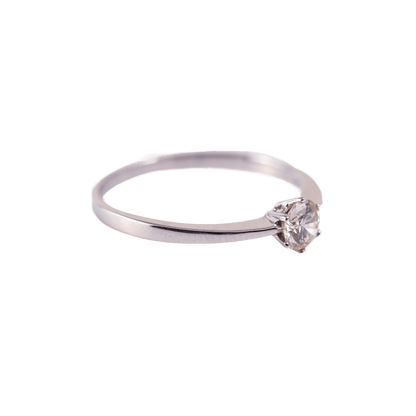 Solitär Ring 0,5 ct. 585 Weißgold