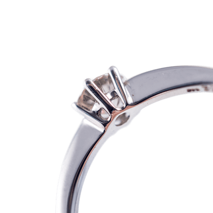 Solitär Ring 0,5 ct. 585 Weißgold