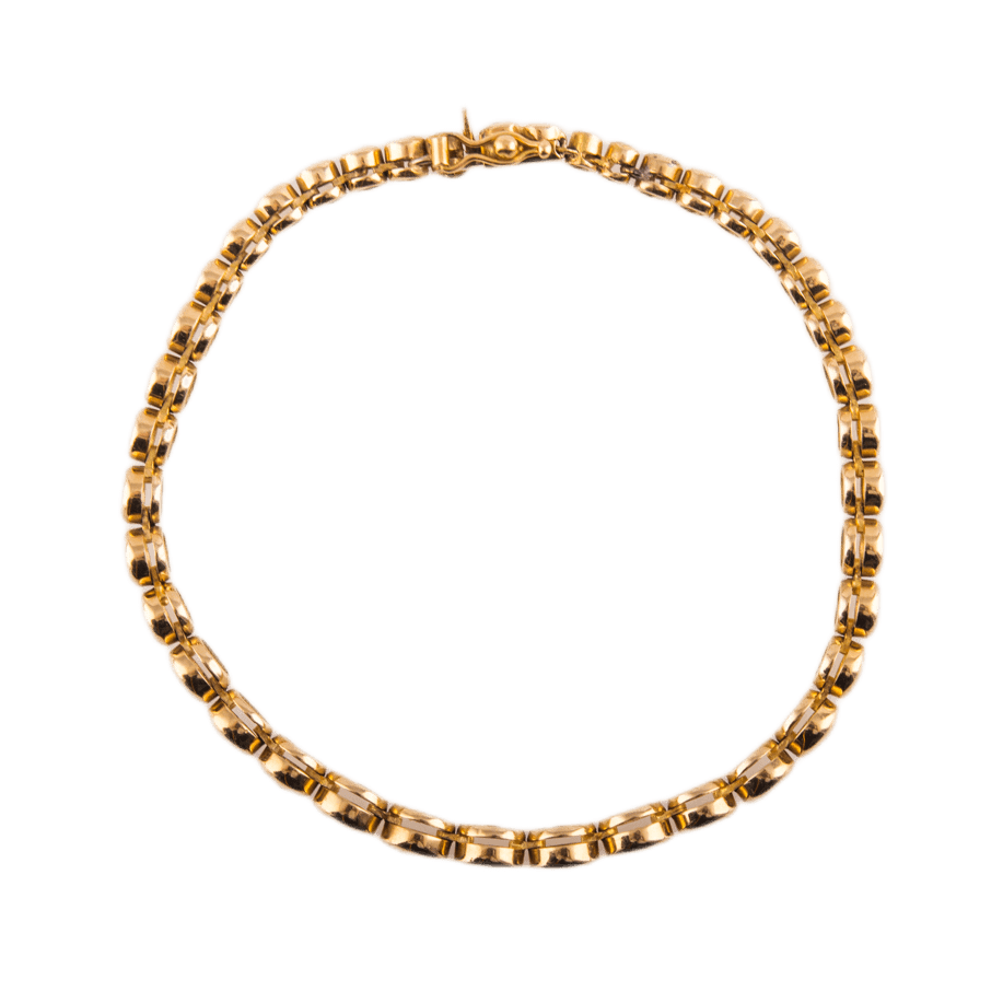 Tennisarmband in 585 Gelbgold mit 40 Brillanten
zus. ca. 2,5ct